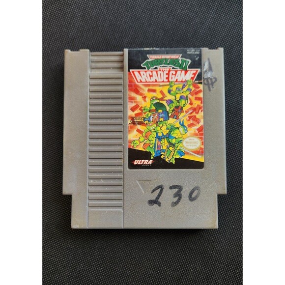 Teenage Mutant Ninja Turtles II: The Arcade Game (Nintendo NES, 1990, TESTED - Picture 1 of 4